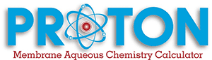 Proton Membrane Aqueous Chemistry Calculator Logo